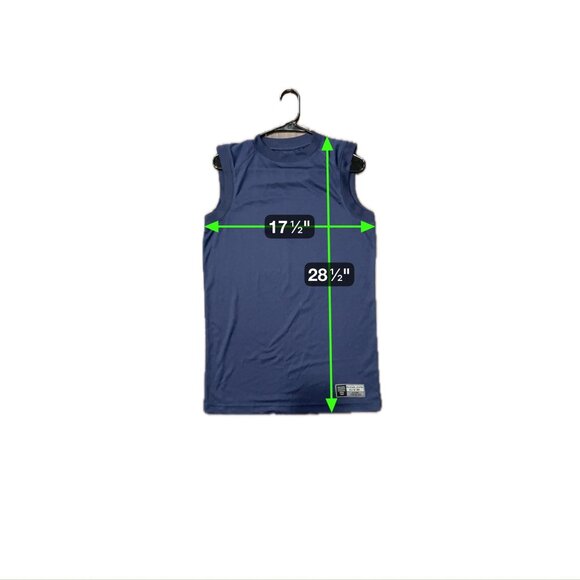 Golds Gym Mens Navy Gym-Dri Sleeveless Training Tank Top Size Small Athletic - Picture 6 of 9